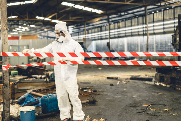 Professional Odor Removal technician working in Liberty, MO